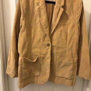 Levi's Tan Blazer Relaxed Fit Suit Jacket
